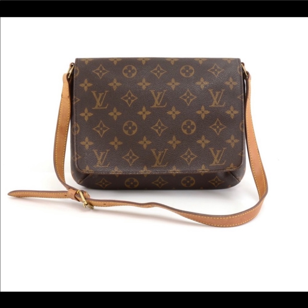 Brown Monogram Crossbody Bag